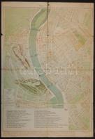 1913 Budapest közlekedési térképe