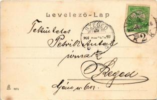 1908 Hortobágy, találkozás a kútnál (fl)