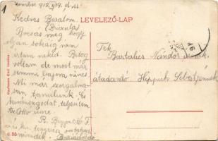 1912 Zombor, Sombor; Gimnázium. Kaufmann Emil kiadása / school (EK)