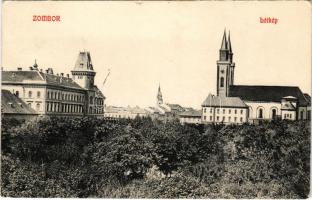 1909 Zombor, Sombor; látkép. Kaufmann Emil kiadása (Rb)