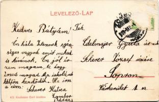 1909 Zombor, Sombor; látkép. Kaufmann Emil kiadása (Rb)