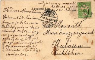 1908 Újvidék, Novi Sad; M. kir. törvényszék / Justizpalais / palace of Justice, court (fl)