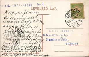 1906 Újvidék, Novi Sad; Szerb püspöki palota. Schäffer Péter kiadása / Serbian bishop's palace ...