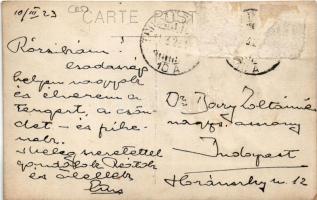 1923 Brijuni, Brioni (Istria); hidroplán a kikötőben / hydroplane, port. photo (Rb)