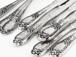 Carl Mertens Solingen 24 darabos evőeszköz készlet, jelzett, jó állapotban