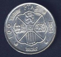 Spanyolország 1966. 100P Ag T:2