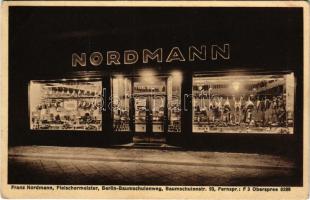 Berlin, Franz Nordmann Fleischermeister, Baumschulenweg, Baumschulenstr. 93. / butcher shop (EB)