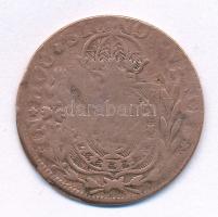 Brazília 1828C 10R Cu (felülbélyegzett 40R-en) T:F
Brazil 1828C 10 Reis Cu (countermark on 40 Reis)...