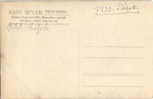 1933 Siófok, strand, fürdőzők a Balaton partján. Nagy István fényképész photo