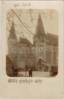 1906 Vajdahunyad, Hunedoara; vár / castle. photo