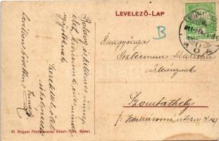 1911 Balatonberény, vitorlás a Balatonon (fl)