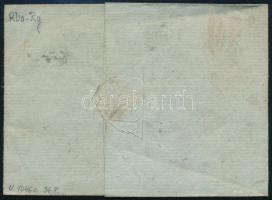 1838 Unpaid cover "OEDENBURG" - Otterthal (ex Provera) 1838 Portós levél "OEDENBURG&q...