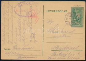 1944 máj. 31 Munkaszolgálatos levelezőlapja Zomborról Budapestre / Postcard from Zombor labour service to Budapest