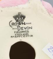 Crown Dewon úrihölgy, jelzett, restaurált, m: 18 cm
