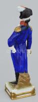 Scheibe-Alsbach La Fayette porcelán szobor, jelzett, restaurált, m: 24,5 cm