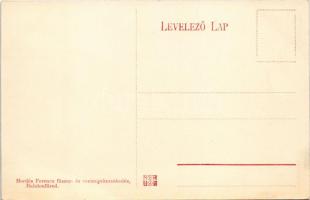 Tihany, látkép a Balatonnal. Hordós Ferenc kiadása