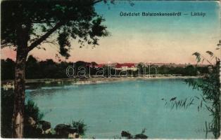 1916 Balatonkenese, látkép. Rosenthal Dávid kiadása (Rb)