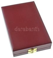 DN "BM Nemzetközi Konferencia Emlékkeresztje" zománcozott, aranyozott kitüntetés, dísztokb...