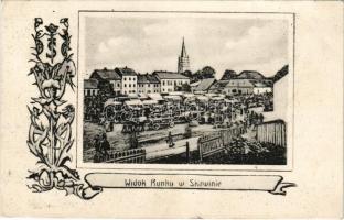 1915 Skawina, Widok Runku / market square (fl)