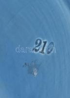 Antik német nagyméretű borkiöntő, restaurált, m: 23,5 cm