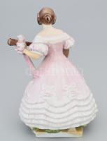 Herendi Déryné. Terv.: Ligeti Miklós. Kézzel festett, jelzett, restaurált, m: 21 cm