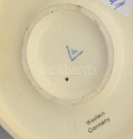 Hummel fiú malacokkal, jelzett, restaurált, sérült, m: 14 cm