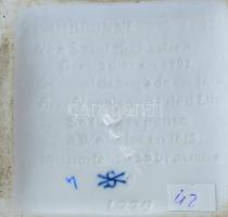 Scheibe-Alsbach Pierre Cambronne szobor, jelzett, restaurált, m: 27 cm