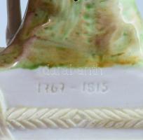 Scheibe-Alsbach Joachim Murat szobor, jelzett, restaurált, m: 24 cm