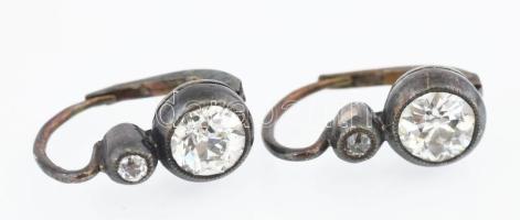 Arany fehérarany (Au) 14K gyűrű 0,75 ct gyémánttal kerek csiszolás, VS1, jelzés nélkül, méret: 55, é...