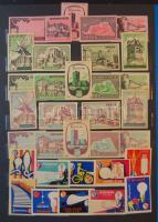 890 darabos szépen feldolgozott magyar gyufacímke-gyűjtemény jó berakóban / Hungarian match labels