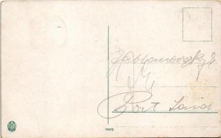 Port Said, Rue de la Poste / street. TCV card (fa)