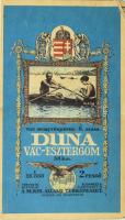 cca 1930-1940 A Duna Vác-Esztergom (38 km) szakaszának térképe. Vízi sporttérképek 6. sz. 1 : 25.000...