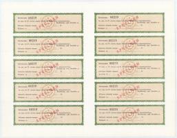 Budapest 1984. "A Magyar Népköztársaság Államkötvénye" 100.000.000Ft-ról, "SPECIMEN&q...