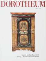 Dorotheum árverési katalógus, rusztikus és falusi bútorok, berendezési tárgyak témában, 2021