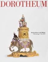 Dorotheum árverési katalógus, antikvitások és bútorok témában, 2019