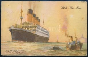 cca 1930 A Hungária FC (ma MTK) labdarúgó csapat tagjainak aláírásai képeslapon Sebes Gusztáv, Hirze...