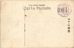 Raising a brocked steamerat. Hokoku Maru, Japanese Navy warship sunken (EK)