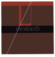 Konok Tamás (1930-2020): Geometrikus kompozíció, 1991. Szitanyomat, papír, jelzett. Számozott: 31/40...