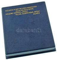 Szabó Iván (1913-1998) 1972. "Györffy István Kollégium - NÉKOSZ - XXX" kétoldalas bronz em...