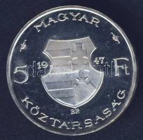 1947. 5Ft Ag "Kossuth" utánveret T:PP R!
