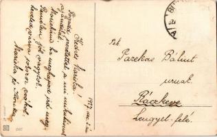 1927 Üdvözlet a Krampusztól / Krampus greeting litho (Rb)