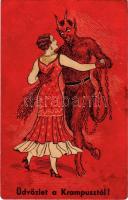 1917 Üdvözlet a Krampusztól! / Krampus greeting. Apollon (r)