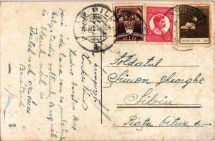 1934 Krampusz / Krampus greeting (fl)