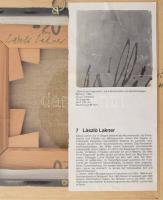 Lakner László (1936-): "Max Ernst Fragmente" (Max Ernst töredékek), 1980. Olaj, vászon, je...