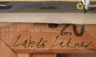 Lakner László (1936-): "Max Ernst Fragmente" (Max Ernst töredékek), 1980. Olaj, vászon, je...