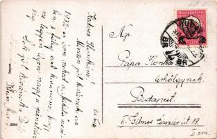 1931 Krampusz üdvözlet / Gruss vom Krampus / Krampus greeting (EK)