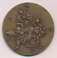 Kiss Nagy András (1930-1997) DN "Semmelweis Ignác 1818-1865" kétoldalas bronz emlékérem (6...