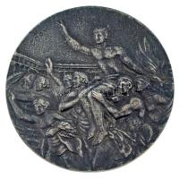 1968. "XIX. Olimpia Mexikó 1968" kétoldalas, öntött, ezüstözött bronz emlékérem, az olimpi...