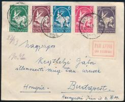 1935 Légi levél Budapestre / Airmail cover to Hungary