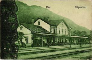 Dés, Dej; pályaudvar, vasútállomás / railway station (EK)